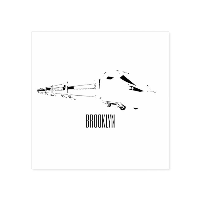 Tampons Encreurs Illustration du train à balles (Impression)