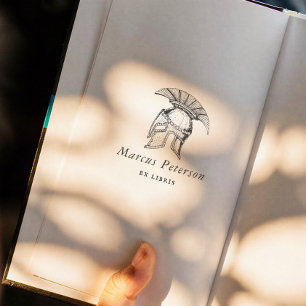 Tampons Encreurs Illustration d'un casque de centurion romain Ex Li