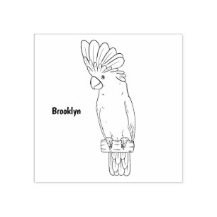 Tampons Encreurs Illustration d'un oiseau de cobaye-parapluie