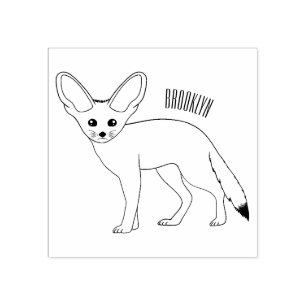 Tampons Encreurs Illustration Fennec fox