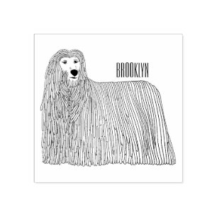 Tampons Encreurs Illustration Komondor pour chien