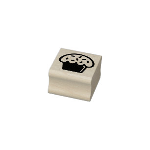 Tampons Encreurs Illustration Miniature de Cupcake Simple