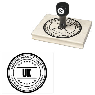Tampons Encreurs Image ou logo britannique imprimé - Aspect Premium