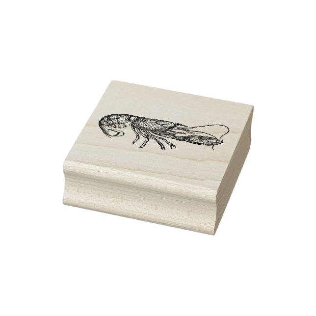Tampons Encreurs Image rétro vintage de homard (Tampon)