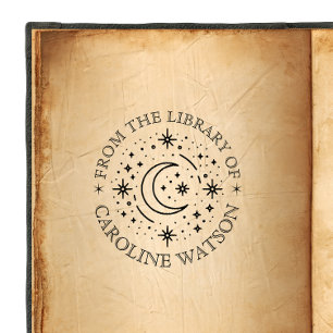 Tampons Encreurs Imaginaire lune & étoiles de la bibliothèque de ca
