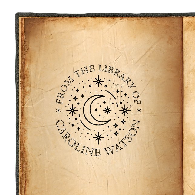 Tampons Encreurs Imaginaire lune & étoiles de la bibliothèque de ca (Créateur téléchargé)