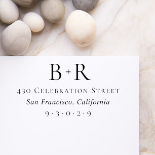 Tampons Encreurs Initiales officielles Typographie et adresse de re