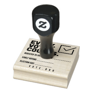 Tampons Encreurs Inscrivez-vous au timbre Vote USA