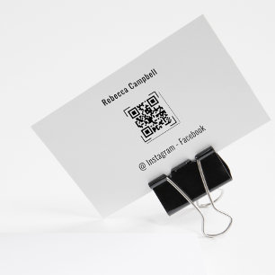 Tampons Encreurs Instagram personnalisé Facebook Business Qr Code