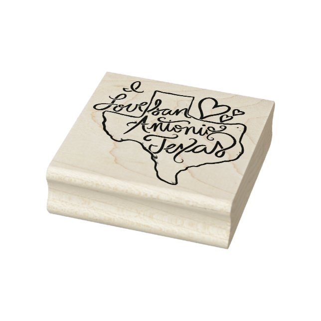 Tampons Encreurs J'adore San Antonio Texas (Tampon)