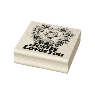 Tampons Encreurs J'aime Jésus et Jésus t'aime