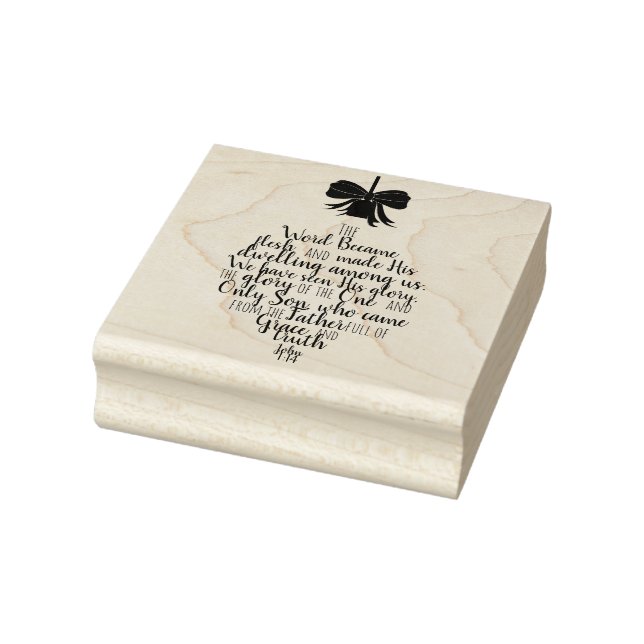 Tampons Encreurs Jean 1:14 Forme d'ornement Typographie (Tampon)