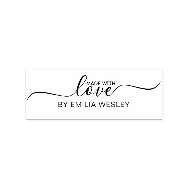 Tampons Encreurs Joli fait main avec amour petite entreprise ou art (Impression)