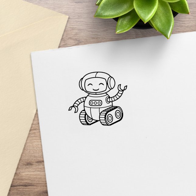 Tampons Encreurs Joli robot jouet 1x1 (Créateur téléchargé)
