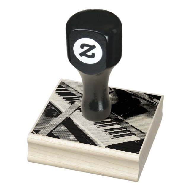 Tampons Encreurs Jolie conception de piano (Tampon)