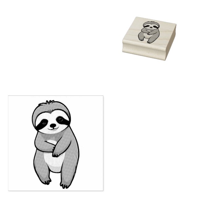 Tampons Encreurs Jolie Sloth (Tamponné)