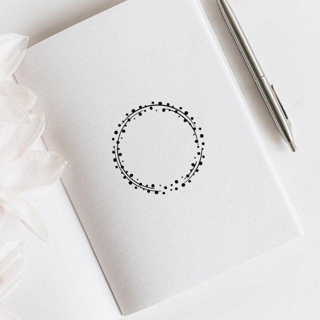 Tampons Encreurs Journal Cercle points (Créateur téléchargé)
