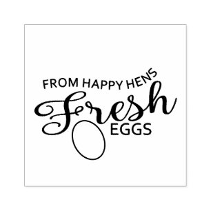 Tampons Encreurs Joyeuses poules   Timbre de carton d'oeuf