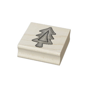 Tampons Encreurs Joyeuses vacances Vitré de Noël Arbre de Noël Cook