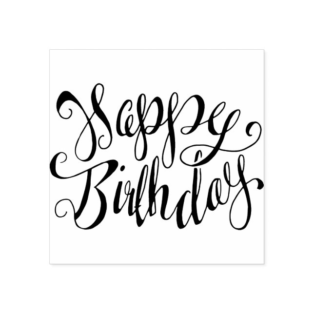 Tampons Encreurs Joyeux anniversaire (Impression)