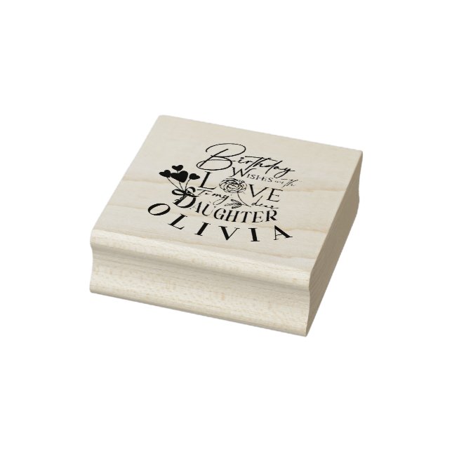 Tampons Encreurs Joyeux Anniversaire Fille  (Tampon)