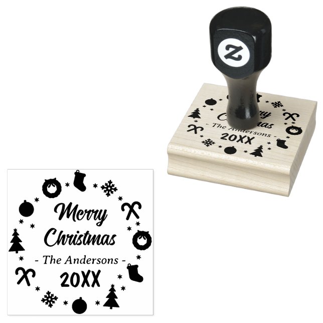 Tampons Encreurs Joyeux Noël (Tamponné)