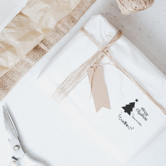 Tampons Encreurs Joyeux Noël à et du timbre, couple étiquette