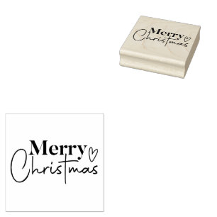 Tampons Encreurs Joyeux Noël Croix et cœur