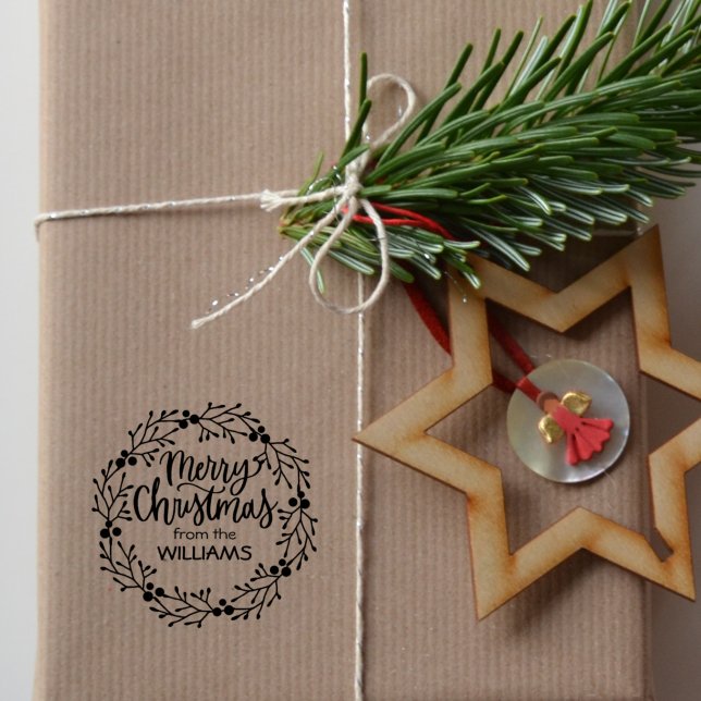 Tampons Encreurs Joyeux Noël de la famille (coutume), (Créateur téléchargé)