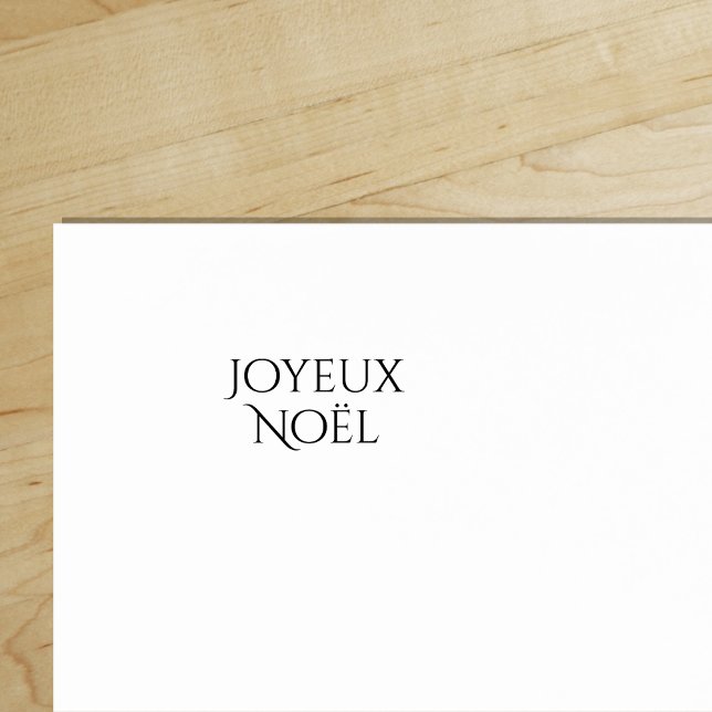 Tampons Encreurs Joyeux Noël, Joyeux Noël en français, ("Everyday is abundantly beautiful." 
Sincerely Best Wishes from Lucky Design World)