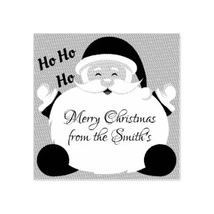 Tampons Encreurs Joyeux Noël Père Noël HO HO HO