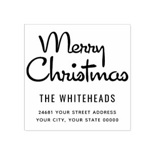 Tampons Encreurs Joyeux script classique de Noël