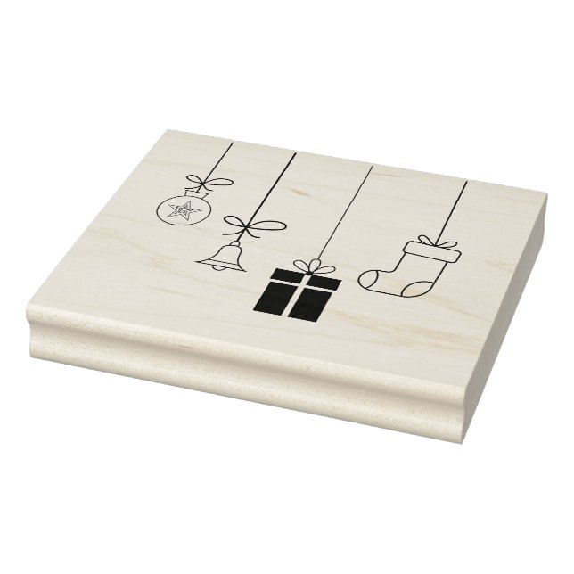 Tampons Encreurs Joyeux timbre de Noël (Tampon)