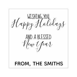 Tampons Encreurs Joyeux timbre personnalisé des fêtes