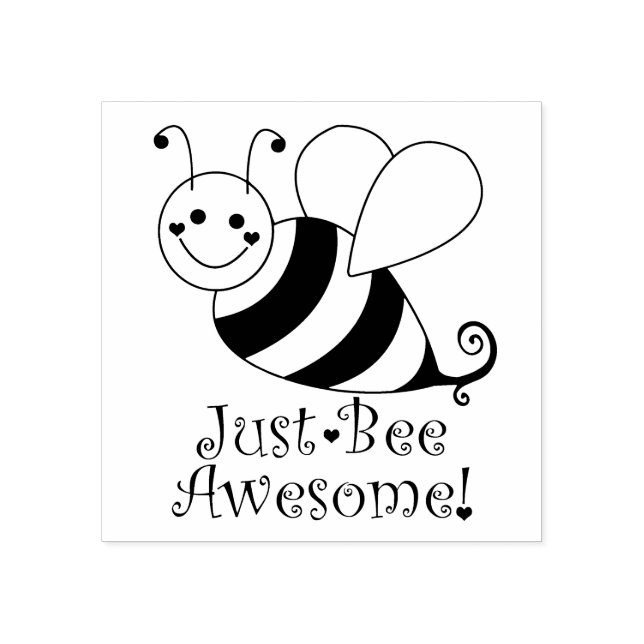 Tampons Encreurs Juste Avoir Awesome Bumble Bee (Impression)
