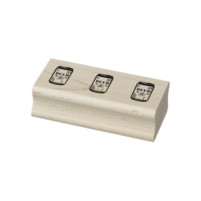 Tampons Encreurs LA BIÈRE PEUT triple (Tampon)