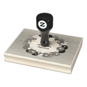 Tampons Encreurs La couronne simpliste avec M. et Mme.