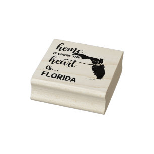 Tampons Encreurs La maison de Floride est le coeur