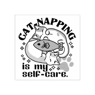 Tampons Encreurs La Nappage De Chats Est Mon Soin Personnel : Chats
