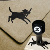 Labrador Retriever Running with Stick | Chien mign