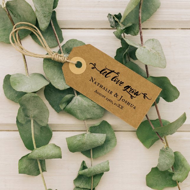 Tampons Encreurs Laisser l'amour grandir Mariage de script de bross (Créateur téléchargé)