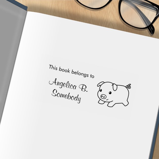 Tampons Encreurs Lancer la plaque d'immatriculation de porc (Créateur téléchargé)