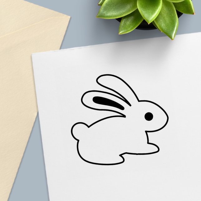 Tampons Encreurs Lapin assis Couleur moi (Créateur téléchargé)