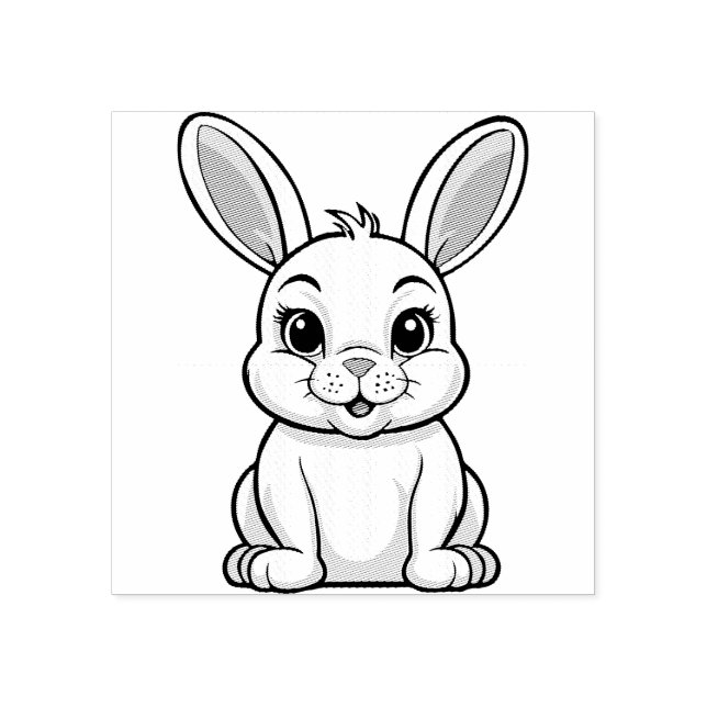 Tampons Encreurs Lapin Blanc (Impression)