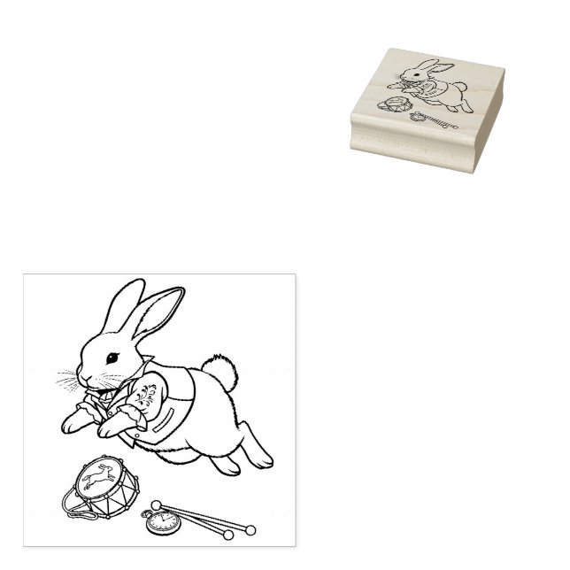 Tampons Encreurs Lapin de conte de fées (Tamponné)