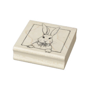 Tampons Encreurs Lapin de Pâques mignon pour journal Scrapbooking