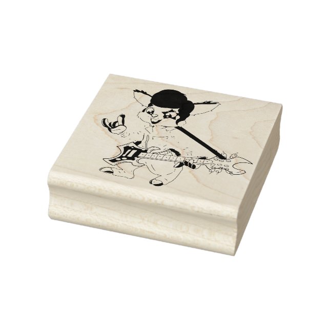 Tampons Encreurs Lapin Rock Star | Vacances de Pâques (Tampon)