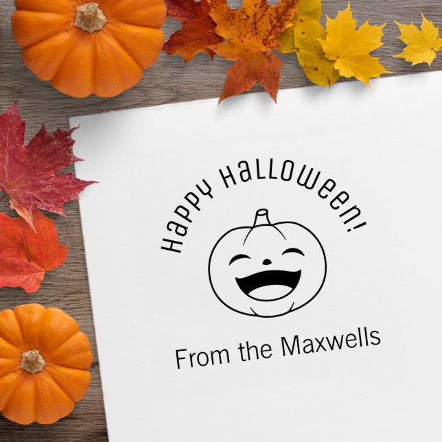 Tampons Encreurs Laughing Halloween Pumpkin Arch Message (Créateur téléchargé)