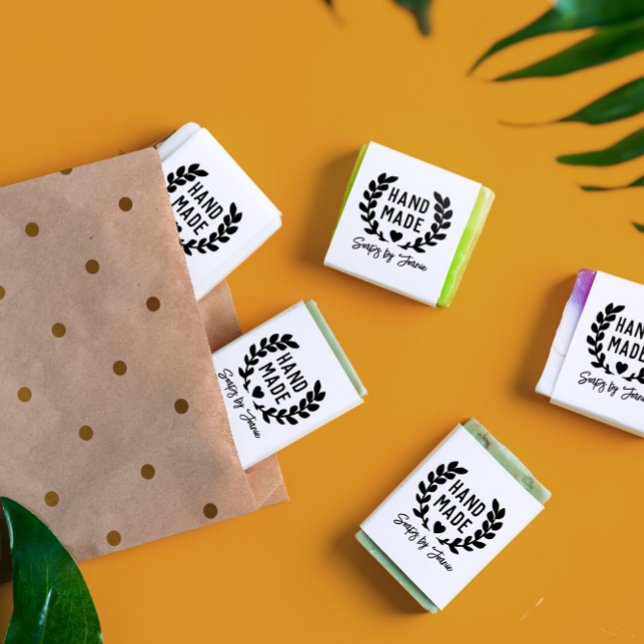 Tampons Encreurs Laurel Wreath Heart fait main (Créateur téléchargé)