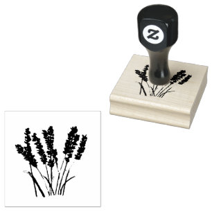 Tampons Encreurs Lavande Florale Rustique Artisanat Vintage Art mig